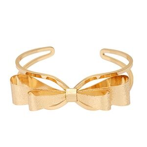 Metal Double Bow Bracelet